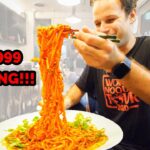Japanese Street Food LEVEL 999 NUMBING Spicy Dan Dan Noodles (DEADLY) + Ramen Tour of Sapporo, Japan