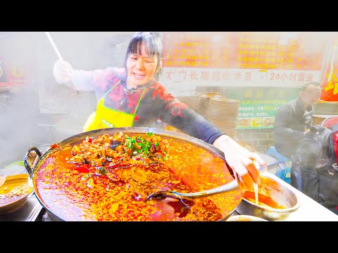 NUCLEAR Chinese Street Food NOODLE Tour of Chongqing, China – 5 INSANE SPICY + Chinese  Noodles!!