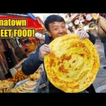 MASSIVE PANCAKE! Chinese STREET FOOD in Seoul CHINATOWN Tour