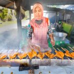 Street Food COCONUT MILK BBQ CHICKEN!! 🥥 5 Best Malay Foods!! | Pattani, Thailand!