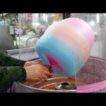Japanese Street Food – COTTON CANDY ART Chicken, Rabbit, Bear Japan