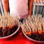 Filipino Street Food | BBQ , Isaw ,  Atay , Paa at Ulo ng Manok, Balunan and Chicharon Bulaklak