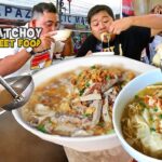 Filipino Street Food | LA PAZ BATCHOY at PANCIT MOLO in ILOILO CITY, La Paz Public Market (HD)