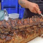 Italian Countryside Street Food. Pork Loin, Angus, Lots of Ribs and more Juicy Grilled Meat