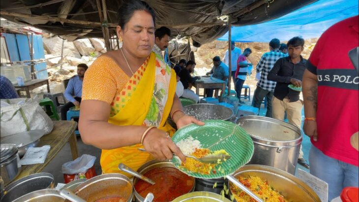 Hyderabad’s Famous Anuradha Aunty Serves Unlimited Meal | Indian Street Food