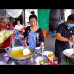 Father-Daughter Fried Rice! Shrimp & Beef Fried Rice, Beef Fried Noodles – Cambodian Street Food