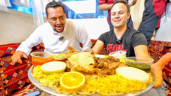 Going FULL ON for Street Food in Saudi Arabia! Fried camel, MASSIVE meat plates, and MORE! Let’s eat