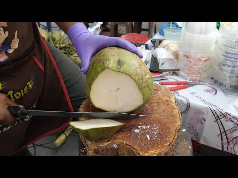 태국 길거리 과일 자르기 달인 / amazing fruits cutting skills – thai street food
