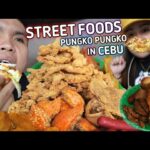 STREET FOODS PUNGKO PUNGKO IN CEBU MUKBANG  | FILIPINO STREET FOODS