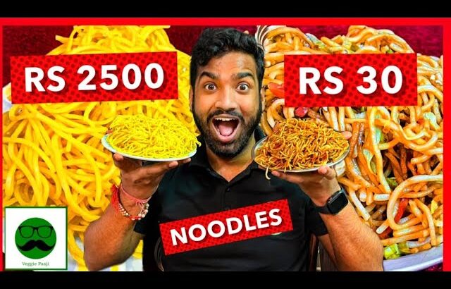 Rs 2500 Noodles | Cheap Vs Expensive Food Challenge | Veggie Paaji