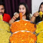 Unlimited Maggi, Chow Mein and Noodles Eating Challenge | Food Challenge