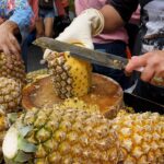 미친속도! 파인애플 자르기 달인 / crazy speed! amazing pineapple cutting skills – thai street food