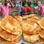 BIGGEST Bhature in Patna, 25Rs/- Only😱😱 भटूरे का बाप नहीं दादा है ये😳😳 Indian Street Food | Bihar