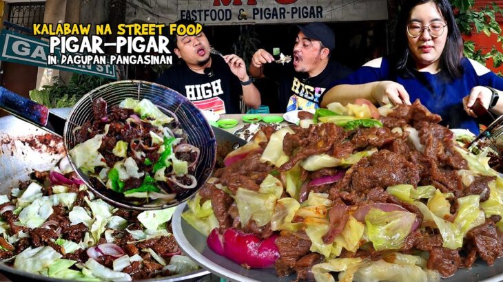 Famous Street Food “PIGAR-PIGAR” na KALABAW sa DAGUPAN, Pangasinan (HD)