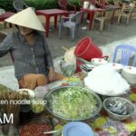 Vietnamese street food – Pho Ga (chicken noodle soup)