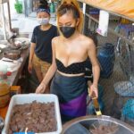$1 Buffet Noodles Cooked by a Beautiful Lady Owner – Thai Street Food