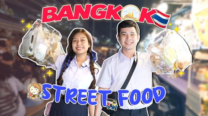 BANGKOK STREET FOOD! COSPLAY JADI ANAK SMA THAILAND BARENG SUAMI FT. JESS NO LIMIT