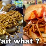 Chinese noodle burger Rs. 40/-. Eat or Pass ?