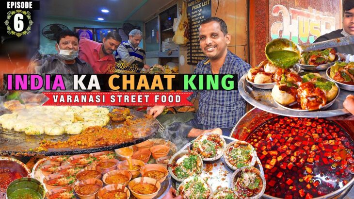 India’s Best 7-COURSE CHAT Feast at Chaat KING of VARANASI | Insane Indian Street Food of U.P 🇮🇳