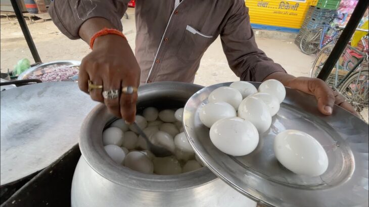 Popular Boiled Egg Fry of Bihar | Indian Street Food