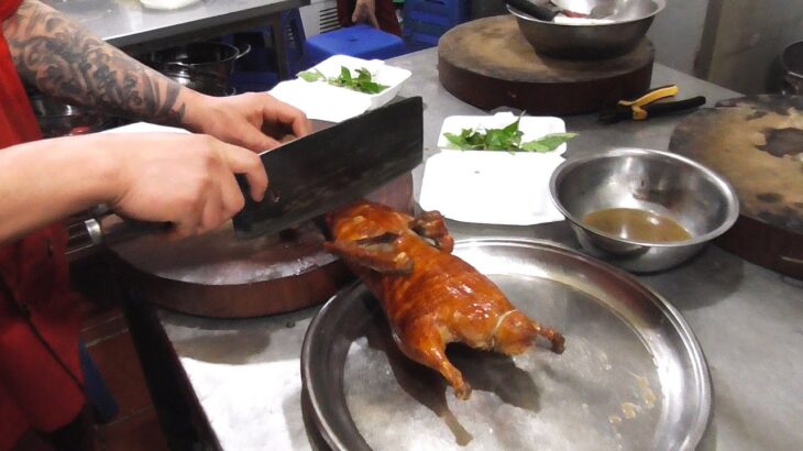 Vietnam street food – Crispy Roast BBQ Whole DUCK – Street food in Vietnam 2017