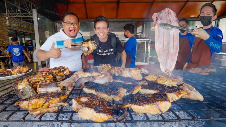 Filipino Food – Extremely Popular!! FISH BARBECUE + Kinilaw in Cebu, Philippines!