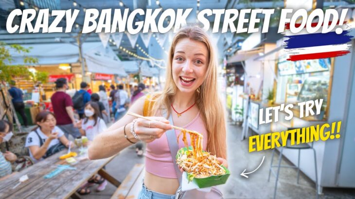 BANGKOK MOST FAMOUS NIGHT MARKET! & We tried ALL Street Foods! 😋