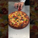 Loaded Veggies Pizza 🍕|| Delhi Street Food 🤩 #shorts #pizza #foodvideo