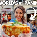 The Best Street Food in Florence, Italy! 🇮🇹 (DIY Florence Food Tour & Wine Window)