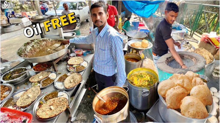 30 Rs Best Nashta | Tandoori Chole Bhature | Punjabi Street Food India