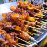 Philippines Street Food in Imus Nueno Street | Calamares, Kwekkwek, Bopis, Balut, Buko Juice, Mani
