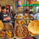 50/- Rs Level 1000 Nashta | Indian Street Food | Chole Bhature Samose, Chur Chur Naan Chana Kofta