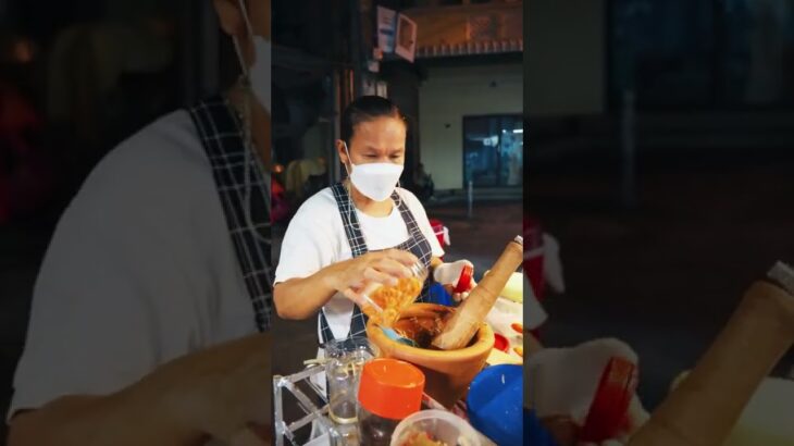 Papaya Salad 🌶 | Thailand Street Food | Thailand 🇹🇭 | Bangkok #shorts