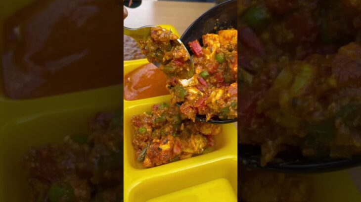 Ultimate Veg Thali 😍 || Delhi Street food 😊 #shorts #foodvideo