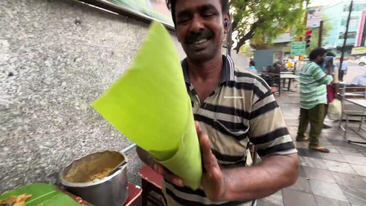 Banana Leaf Wrapped Chicken Kizhi Parotta | Indian Street Food