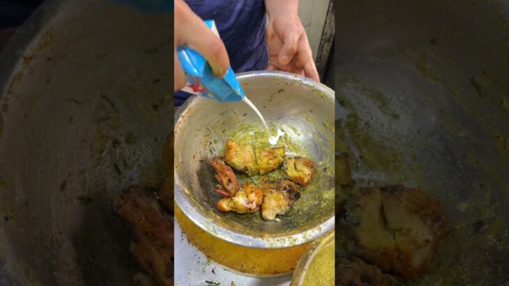 Butter Chicken Tikka 🍗 || Delhi Street food 🤤 #shorts #chickentikka #foodvideo