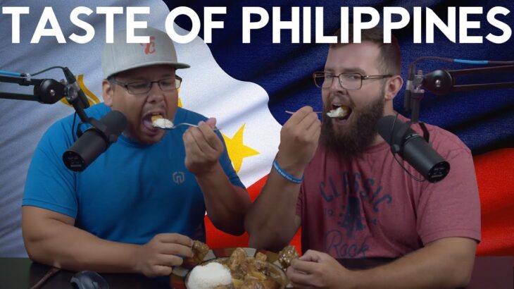 Americans React and Try Philippines National Dish | React to Filipino Street Food Tour in Manila