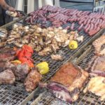 Huge Grills. Argentina Meat. Asado, Angus, Lomito, Choripan, Ribs, Sausages. Italy Street Food