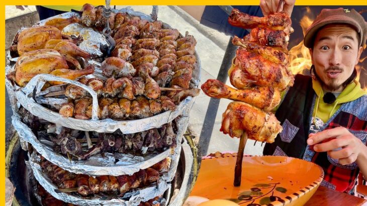 Insane Street Food Tour in Oasis Town 🇹🇳 Meet Tunisian Barbecue Master + Crazy Sea Food Party