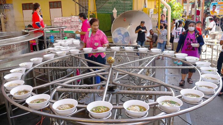 Amazing Giant Pot Scale!! Cook 5000 Servings of Noodles – Thai Street Food