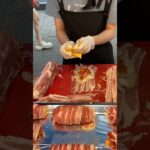 Cheese BACON Kimchi Roll – Korean Street Food #shortvideo