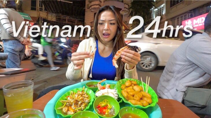 Eating ONLY Vietnamese Street Food For 24 Hours (like a local)