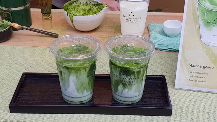 Street food Japan : Original Matcha latte Green tea