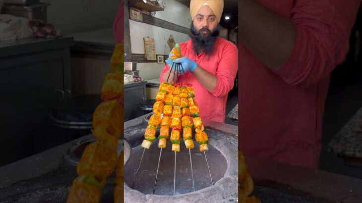 Ultimate Paneer Tikka 😱|| Delhi Street Food ❤️ #shorts #foodvideo