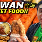10 Insane Taiwan Street Food in 1 Hour!! Largest and Most Famous Night Market in Taiwan!