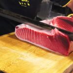 800 Pound Giant bluefin tuna cutting Master, Luxurious sashimi | Sushi – Taiwan Street Food
