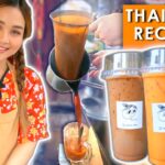 How to Make Thai Iced Tea by Famous Bangkok Coffee Lady – Thailand Street Food