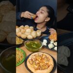 Spicy Pani Puri And Spicy Noodles Eating | Indian Street Food Mukbang #shorts #foodchallenge