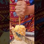 $1 Pineapple Cutting Skills – Thai Street Food #shorts