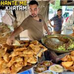25 Rs Record Tod Nashta | Pani Wale Chole Bhature | Street Food India